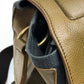 YVES SAINT LAURENT 265707 Muse Two Shoulder Bag in Canvas/Leather, Brown