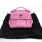 YVES SAINT LAURENT 283761 Muse Two Shoulder Bag, Crossbody Bag, 2-Way Handbag, Leather, Women's, Pink