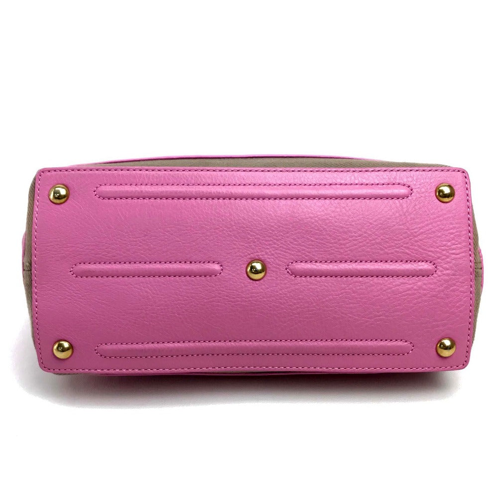 YVES SAINT LAURENT 283761 Muse Two Shoulder Bag, Crossbody Bag, 2-Way Handbag, Leather, Women's, Pink