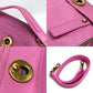 YVES SAINT LAURENT 283761 Muse Two Shoulder Bag, Crossbody Bag, 2-Way Handbag, Leather, Women's, Pink