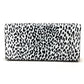 SAINT LAURENT PARIS 326079 Cassandra Leopard Print Bag, Party Bag, Second Bag, Clutch Bag, Calf Leather, Women's, White/Black