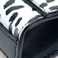 SAINT LAURENT PARIS 326079 Cassandra Leopard Print Bag, Party Bag, Second Bag, Clutch Bag, Calf Leather, Women's, White/Black