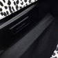 SAINT LAURENT PARIS 326079 Cassandra Leopard Print Bag, Party Bag, Second Bag, Clutch Bag, Calf Leather, Women's, White/Black