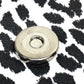 SAINT LAURENT PARIS 326079 Cassandra Leopard Print Bag, Party Bag, Second Bag, Clutch Bag, Calf Leather, Women's, White/Black