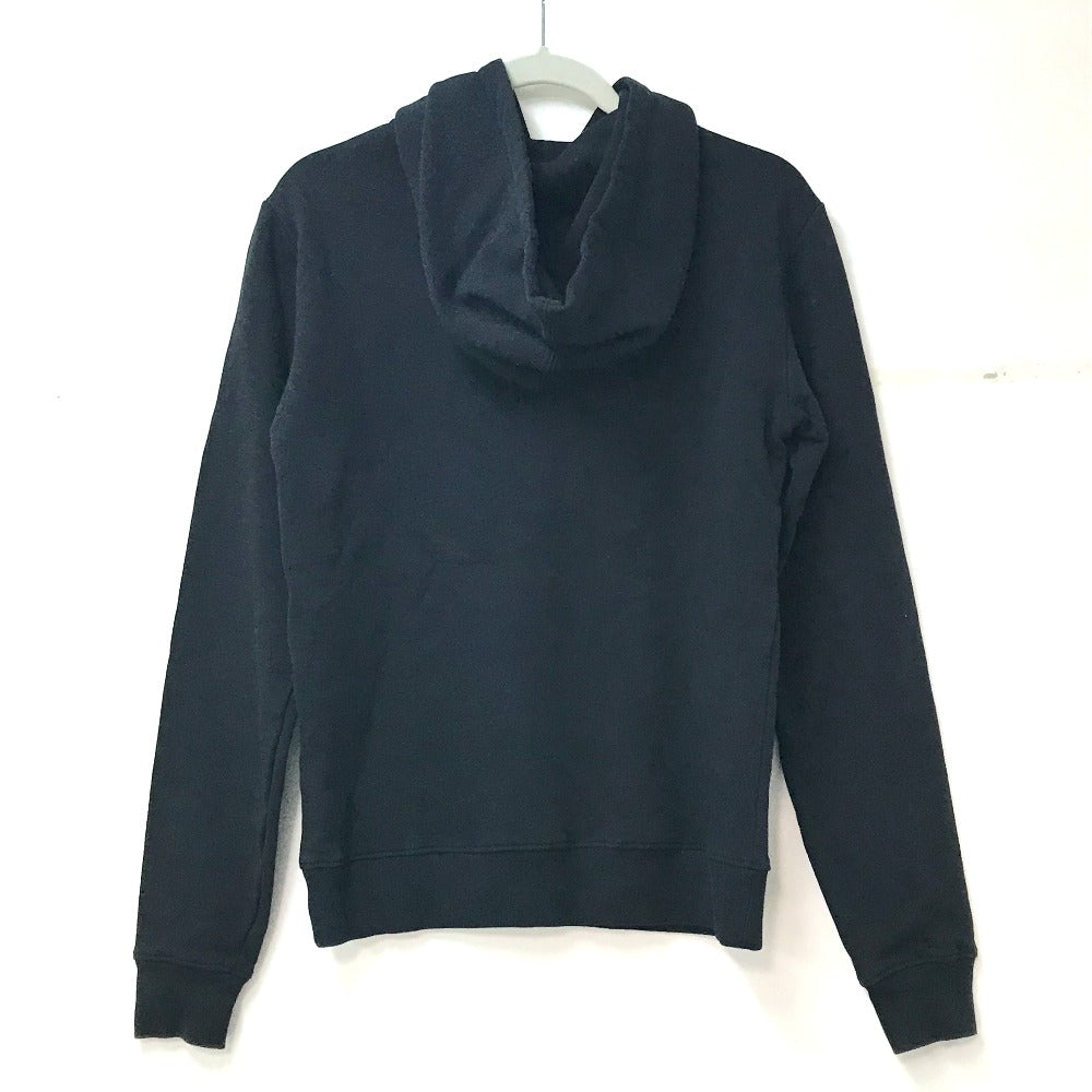 SAINT LAURENT PARIS 605507 Jardin Majorelle Hoodie, Men's Cotton Top, Black
