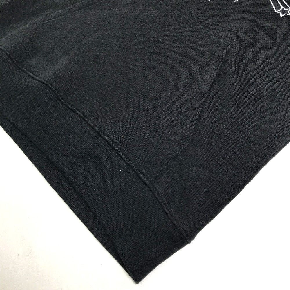 SAINT LAURENT PARIS 605507 Jardin Majorelle Hoodie, Men's Cotton Top, Black