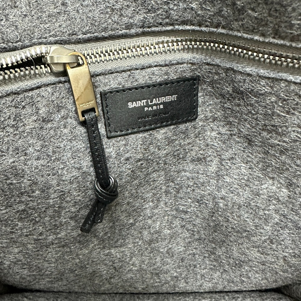 SAINT LAURENT PARIS 632539 Shoulder Bag/Handbag RIVE GAUCHE Felt Tote Bag for Women, Gray