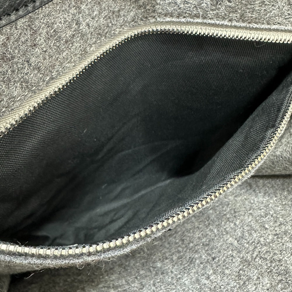 SAINT LAURENT PARIS 632539 Shoulder Bag/Handbag RIVE GAUCHE Felt Tote Bag for Women, Gray