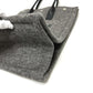 SAINT LAURENT PARIS 632539 Shoulder Bag/Handbag RIVE GAUCHE Felt Tote Bag for Women, Gray