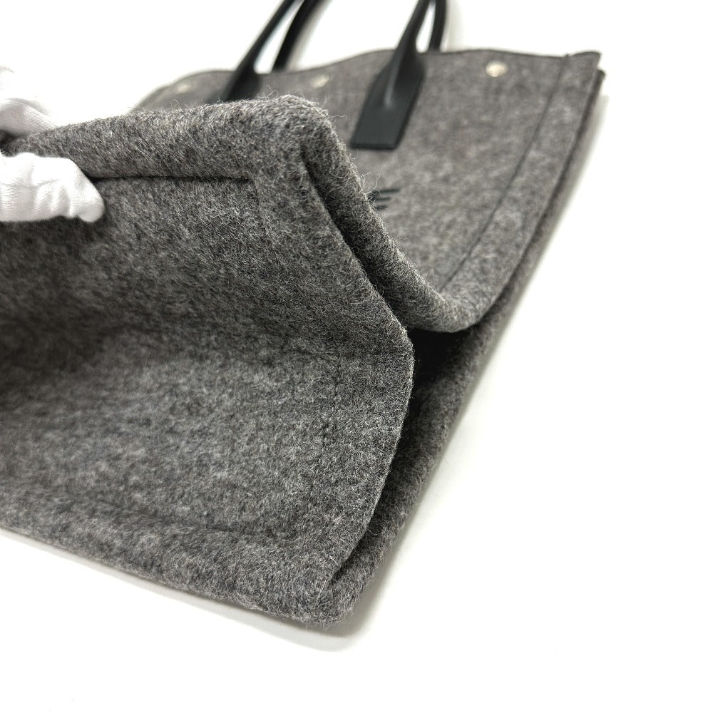 SAINT LAURENT PARIS 632539 Shoulder Bag/Handbag RIVE GAUCHE Felt Tote Bag for Women, Gray