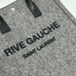 SAINT LAURENT PARIS 632539 Shoulder Bag/Handbag RIVE GAUCHE Felt Tote Bag for Women, Gray