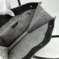 SAINT LAURENT PARIS 632539 Shoulder Bag/Handbag RIVE GAUCHE Felt Tote Bag for Women, Gray