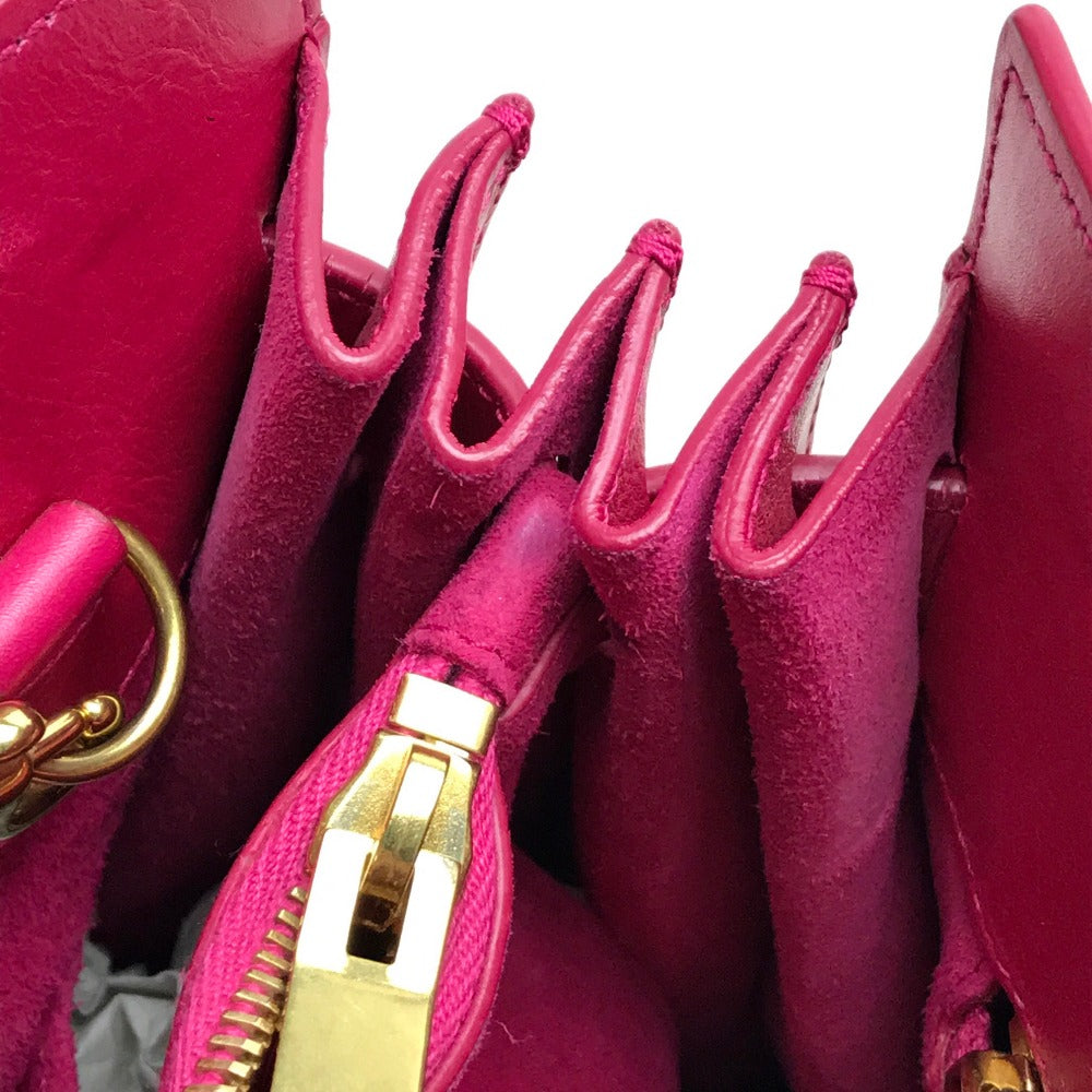 SAINT LAURENT PARIS 324823 Small Classic Sac de Jour Bag, Handbag, Shoulder Bag, Tote Bag, Leather, Women's, Pink, Fuchsia Pink