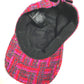 SAINT LAURENT PARIS 677545 Logo Tweed Baseball Cap, Wool, Women's, Red