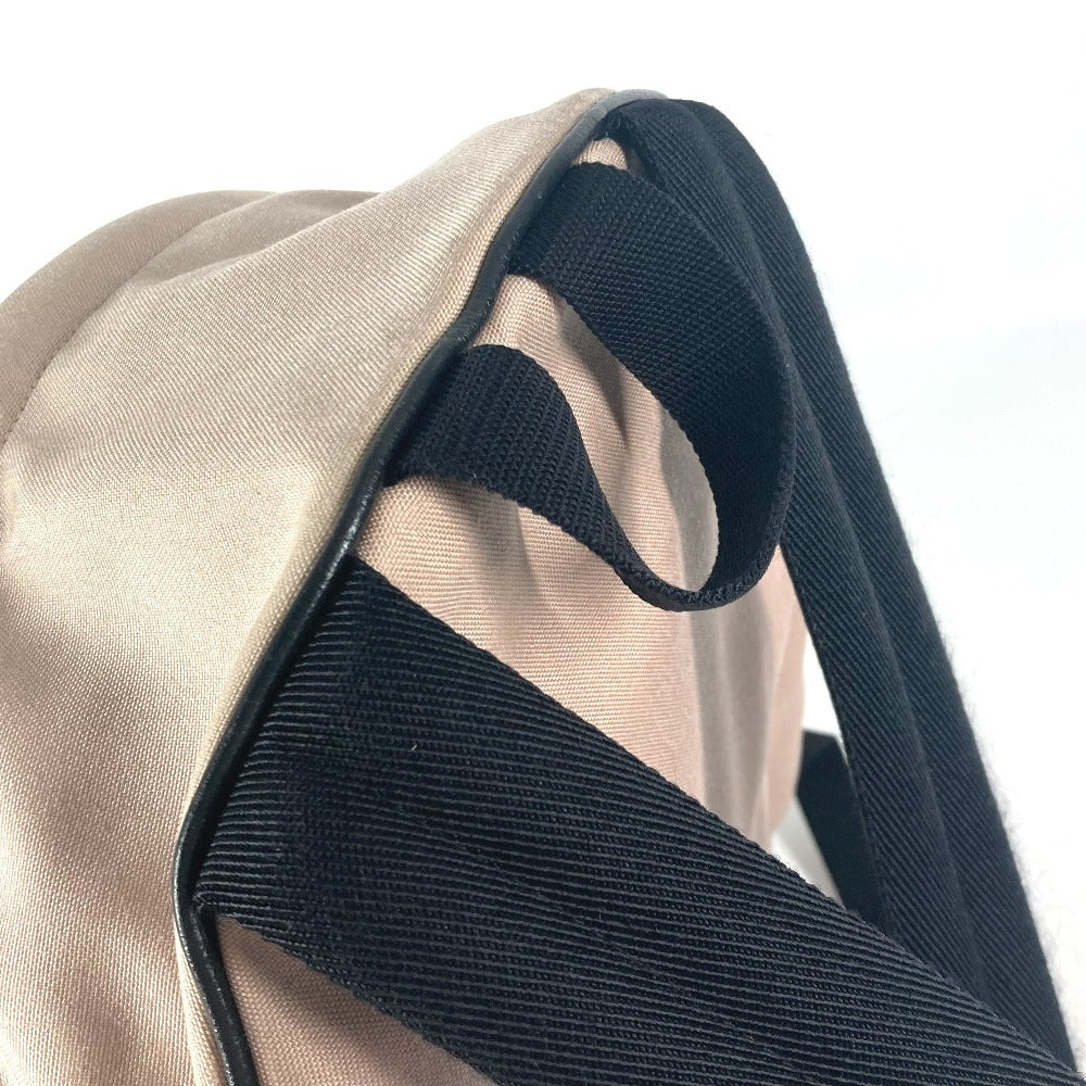 SAINT LAURENT PARIS 326865 ロゴ カバン バックパック リュックサック キャンバス/レザー ユニセックス ピンクベージュ系