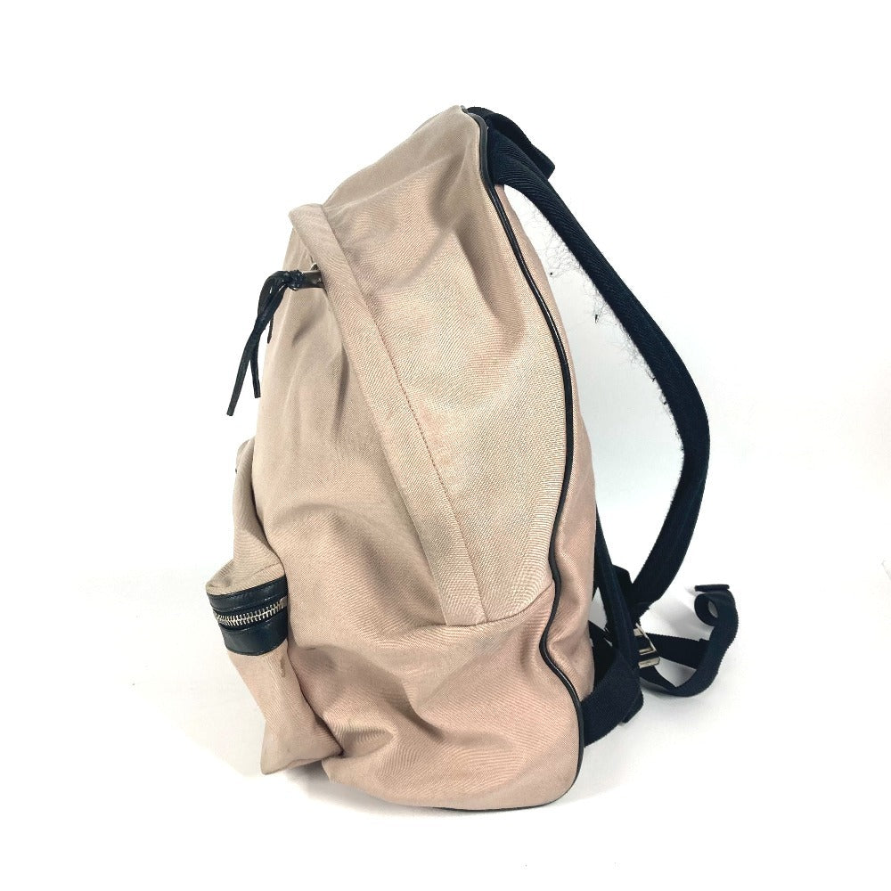 SAINT LAURENT PARIS 326865 ロゴ カバン バックパック リュックサック キャンバス/レザー ユニセックス ピンクベージュ系