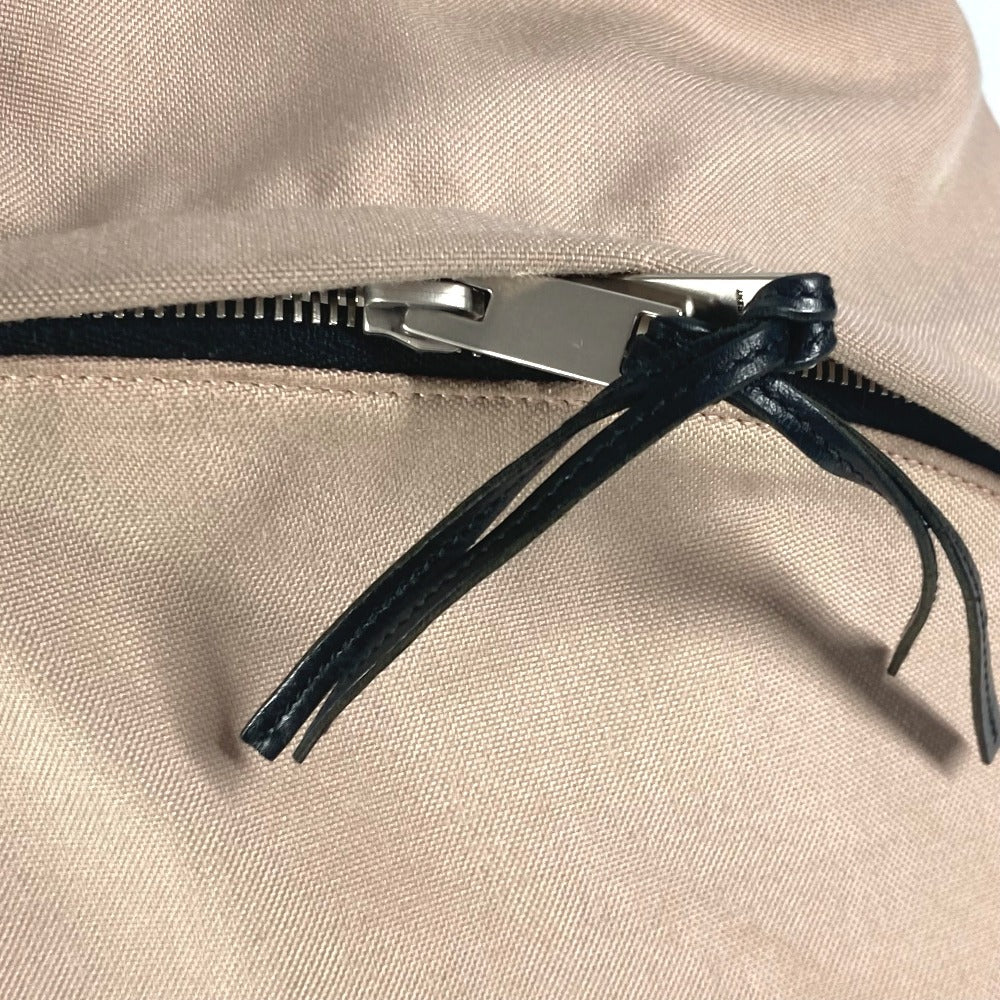 SAINT LAURENT PARIS 326865 ロゴ カバン バックパック リュックサック キャンバス/レザー ユニセックス ピンクベージュ系