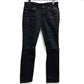 SAINT LAURENT PARIS D01 W/SK-LW クラッシュ ダメージ スキニー ジーンズ アパレル ボトムス デニムパンツ コットン レディース ブラック