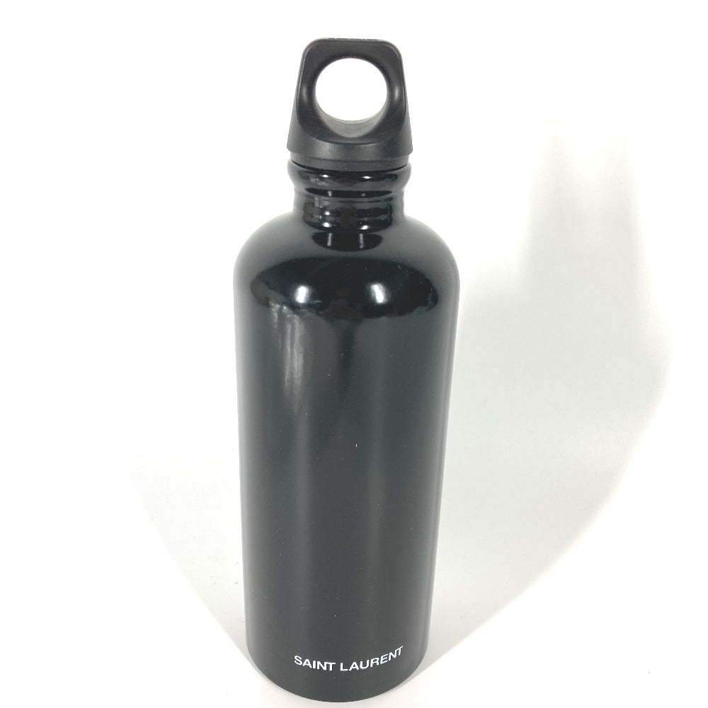 SAINT LAURENT PARIS SIGGコラボ ウォーターボトル コップ カップ 食器 インテリア 水筒 タンブラー メタル レディース ブラック