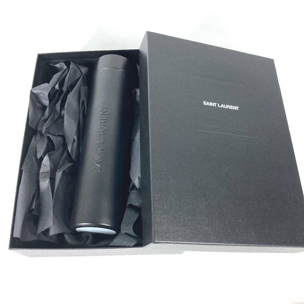 SAINT LAURENT PARIS 628204 トラベルマグ（メタル） コップ 水筒 食器 インテリア ウォーターボトル タンブラー メタル レディース ブラック