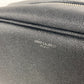 SAINT LAURENT PARIS 609347 ロゴ 持ち手つき グルーミングケース ポーチ カバン セカンドバッグ レザー メンズ ブラック