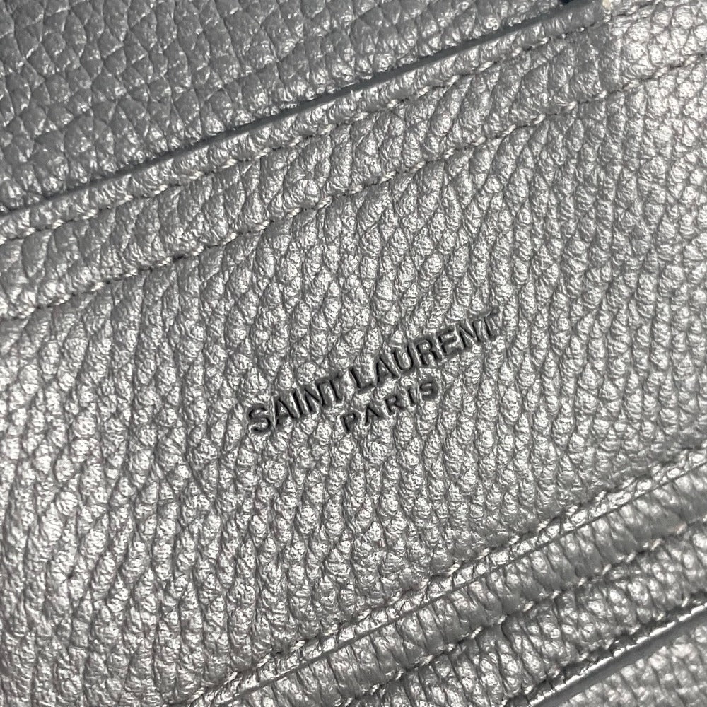 SAINT LAURENT PARIS 480585 サック ド ジュール バックパック カバン リュックサック レザー メンズ グレー