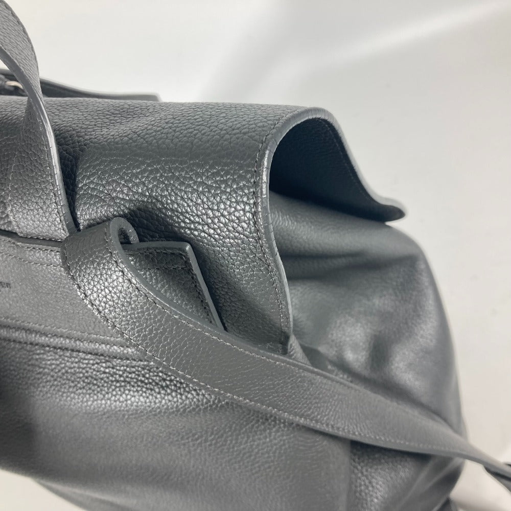 SAINT LAURENT PARIS 480585 サック ド ジュール バックパック カバン リュックサック レザー メンズ グレー