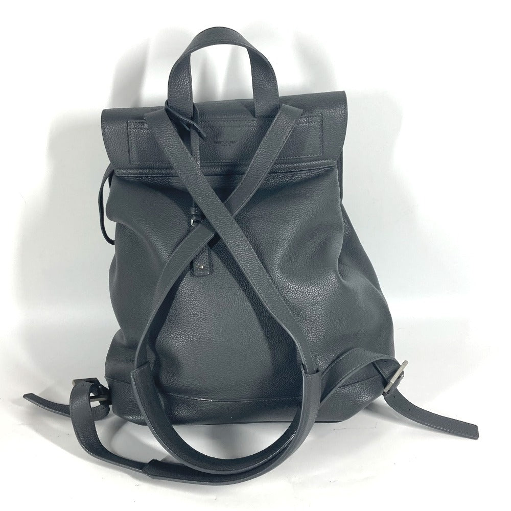 SAINT LAURENT PARIS 480585 サック ド ジュール バックパック カバン リュックサック レザー メンズ グレー