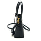 SAINT LAURENT PARIS 712367 ロゴ ミニショッピングバッグ 2WAY カバン 斜め掛け ショルダー ハンドバッグ 型押しレザー レディース ブラック