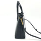 SAINT LAURENT PARIS 712367 ロゴ ミニショッピングバッグ 2WAY カバン 斜め掛け ショルダー ハンドバッグ 型押しレザー レディース ブラック