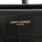 SAINT LAURENT PARIS 712367 ロゴ ミニショッピングバッグ 2WAY カバン 斜め掛け ショルダー ハンドバッグ 型押しレザー レディース ブラック