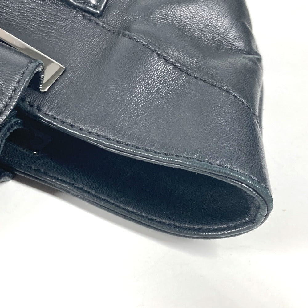 LOEWE ロゴ アナグラム カバン ハンドバッグ 肩掛け ショルダーバッグ トートバッグ レザー レディース ブラック