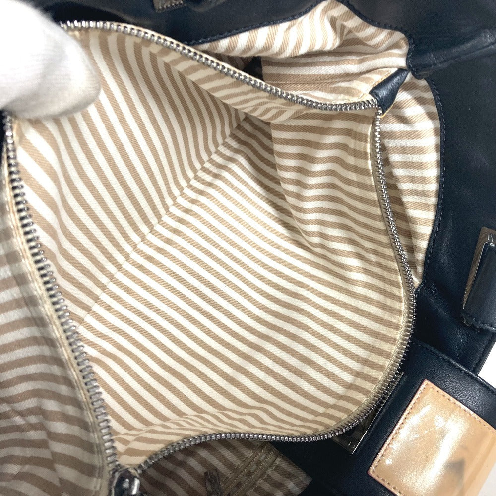 LOEWE ロゴ アナグラム カバン ハンドバッグ 肩掛け ショルダーバッグ トートバッグ レザー レディース ブラック