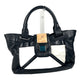 LOEWE ロゴ アナグラム カバン ハンドバッグ 肩掛け ショルダーバッグ トートバッグ レザー レディース ブラック