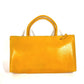 LOEWE アマソナ ロゴ ハンドバッグ トートバッグ レザー レディース イエロー