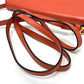 LOEWE Anagram Heel Bag, Crossbody/Shoulder Bag, Leather, Women's, Orange