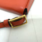 LOEWE Anagram Heel Bag, Crossbody/Shoulder Bag, Leather, Women's, Orange