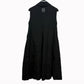 LOEWE S359Y09XG5 Trapeze Short Dress, Sleeveless, Knee-Length, with Pockets, Rayon, Black, Women's