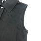 LOEWE S359Y09XG5 Trapeze Short Dress, Sleeveless, Knee-Length, with Pockets, Rayon, Black, Women's