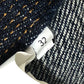 LOEWE S359Y50X77 ワークウエア デニムジャケット アパレル ロゴ レザーポケット ジャケット コットンデニム レディース ブルー