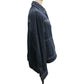 LOEWE S359Y50X77 ワークウエア デニムジャケット アパレル ロゴ レザーポケット ジャケット コットンデニム レディース ブルー