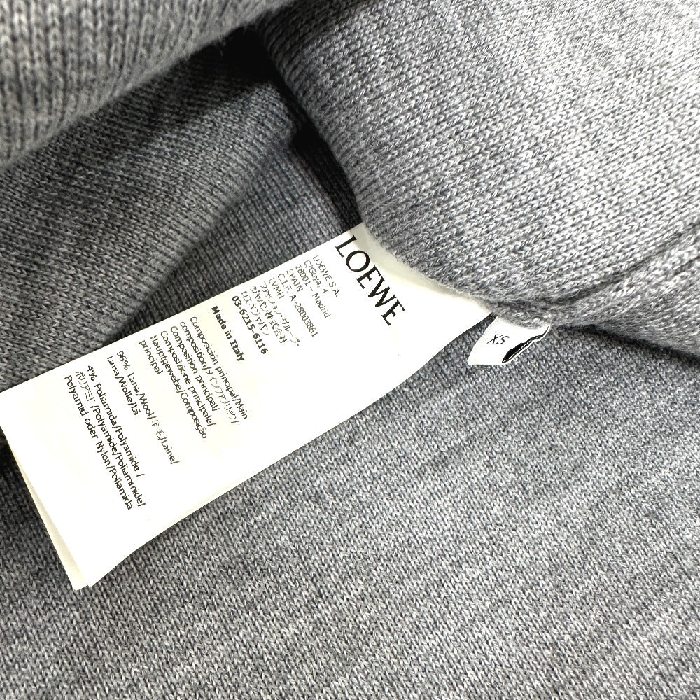 LOEWE S540Y14KBG アナグラム ショート丈 アパレル セーター ウール レディース グレー