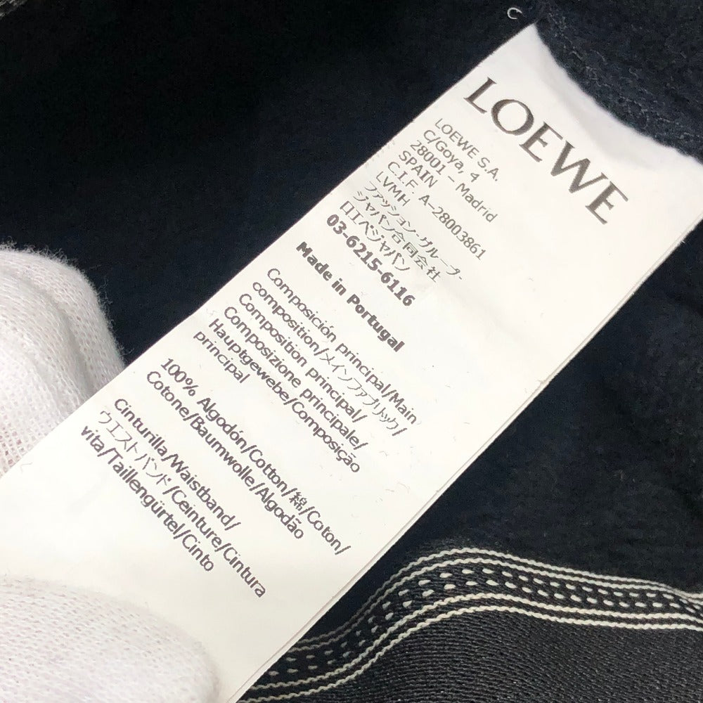 LOEWE S359Y25X45 プルオーバー アパレル トップス クロップド丈 ショート丈 フーディ パーカー コットン レディース ブラック