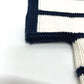 LOEWE S359Y55K79 Anagram Stripes Knit short-sleeved sleeveless apparel sweater cotton White/Navy Used