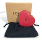 LOEWE アナグラムロゴ ハート 財布 小銭入れ コインケース レザー レディース レッド