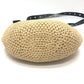 LOEWE APNCPHHX02 Punch Hole Hobo Mini Straw bag Shoulder Bag Raffia Natural / Black Beige Used
