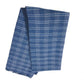 LOEWE アナグラム チェック フリンジ マフラー ウール ユニセックス ブルー - brandshop-reference