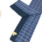 LOEWE アナグラム チェック フリンジ マフラー ウール ユニセックス ブルー - brandshop-reference