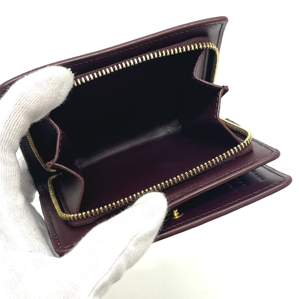 LOEWE C510Z41X01 Puzzle Compact Zip Wallet Mini Wallet Bi-fold Wallet Foldable Wallet 2-fold Wallet Leather Women's Multicolor