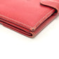 LOEWE Anagram Wallet, Compact Wallet, Bifold Wallet, Leather, Women's, Red